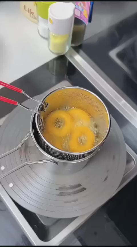 Stainless Steel Deep Fryer Pot